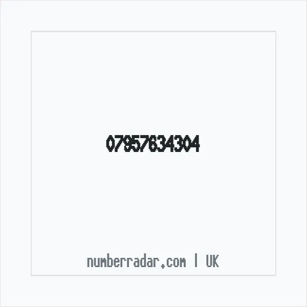 Reverse number check for +44 7957 634304 — who called me?