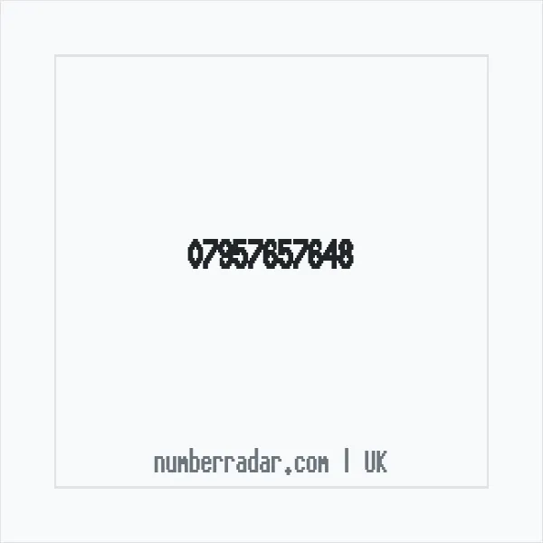 Reverse number check for +44 7957 657648 — who called me?