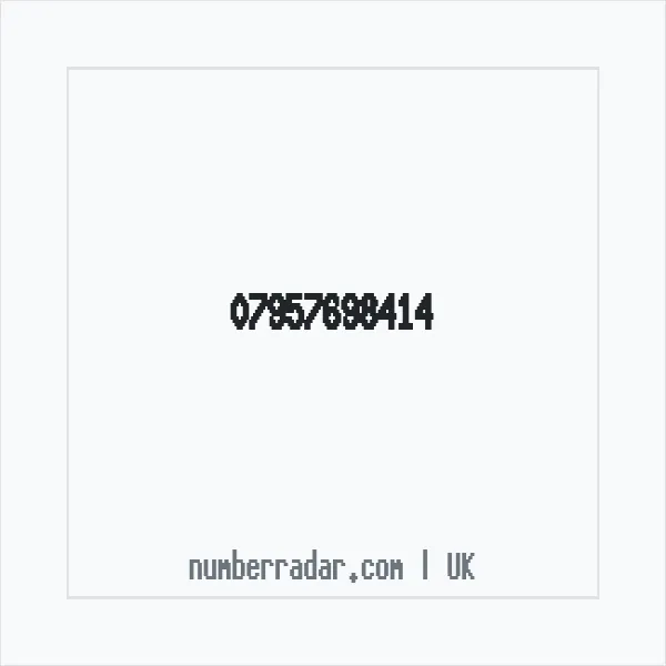 Reverse number check for +44 7957 698414 — who called me?