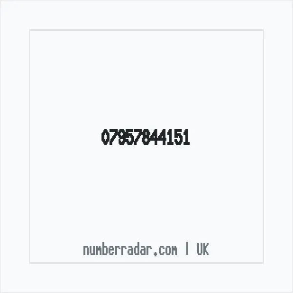 Reverse number check for +44 7957 844151 — who called me?