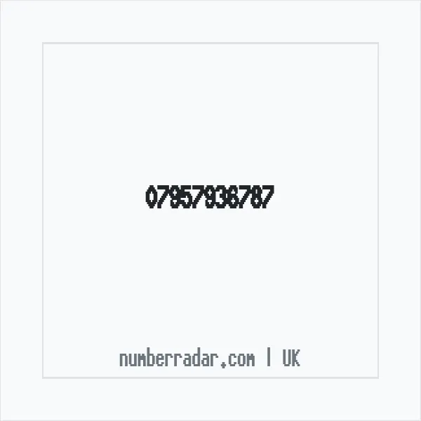 Reverse number check for +44 7957 936787 — who called me?
