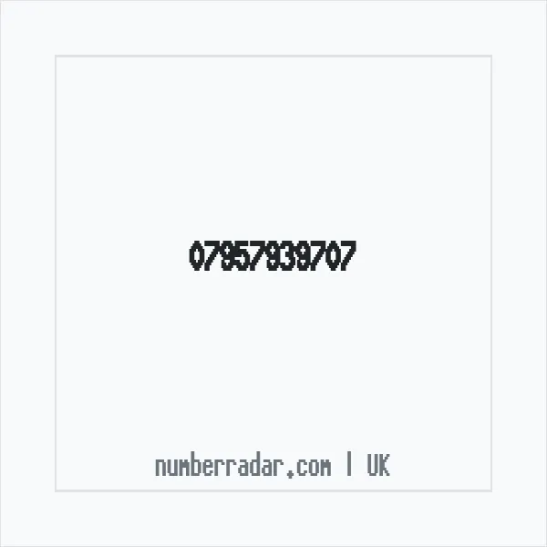 Reverse number check for +44 7957 939707 — who called me?