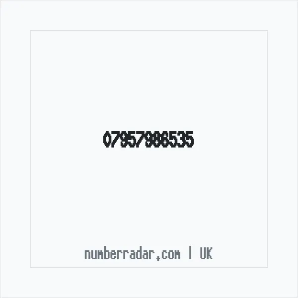 Reverse number check for +44 7957 986535 — who called me?