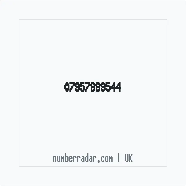 Reverse number check for +44 7957 999544 — who called me?
