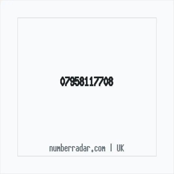 Reverse number check for +44 7958 117708 — who called me?