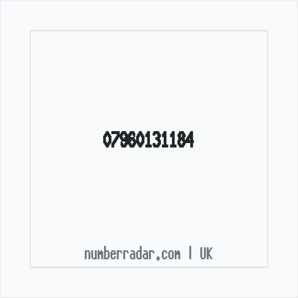 Reverse number check for +44 7960 131184 — who called me?
