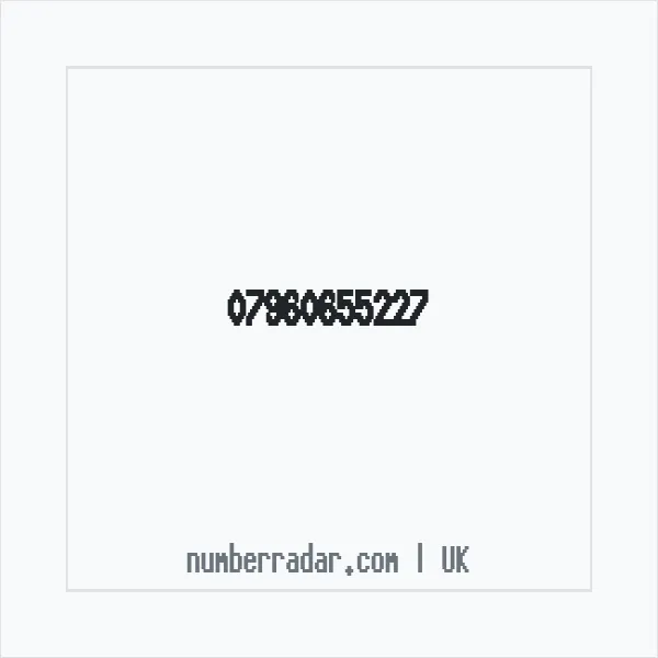 Reverse number check for +44 7960 655227 — who called me?