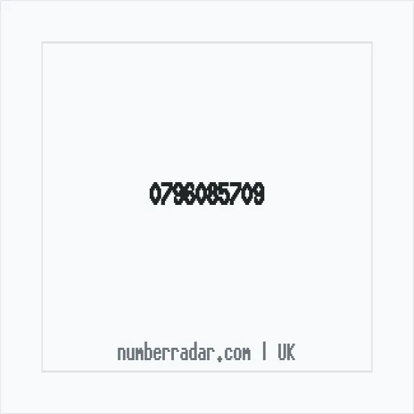 Reverse number check for +44 796085709 — who called me?