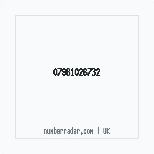 Reverse number check for +44 7961 026732 — who called me?