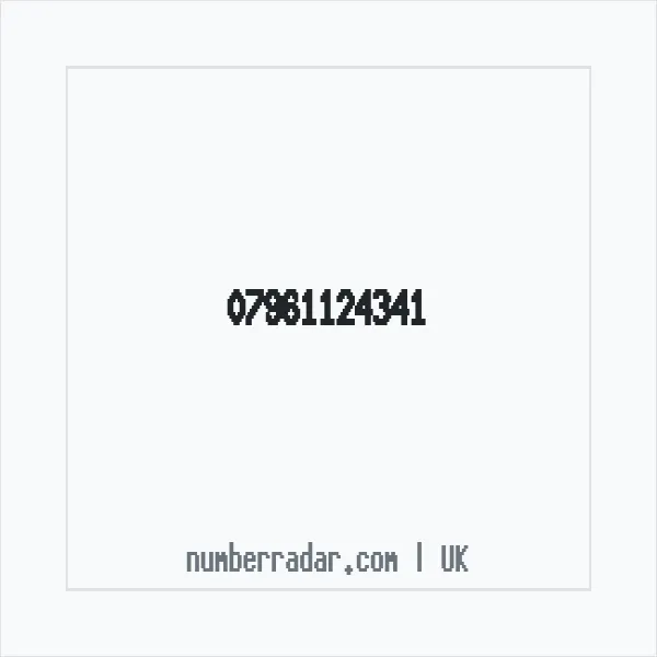 Reverse number check for +44 7961 124341 — who called me?