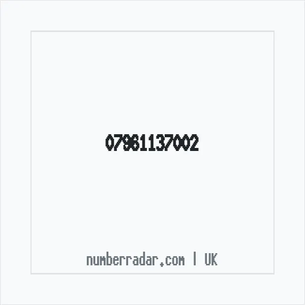Reverse number check for +44 7961 137002 — who called me?