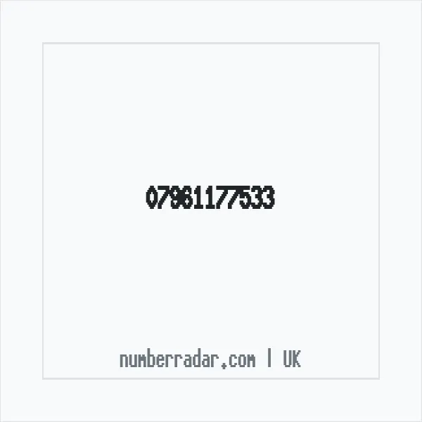 Reverse number check for +44 7961 177533 — who called me?