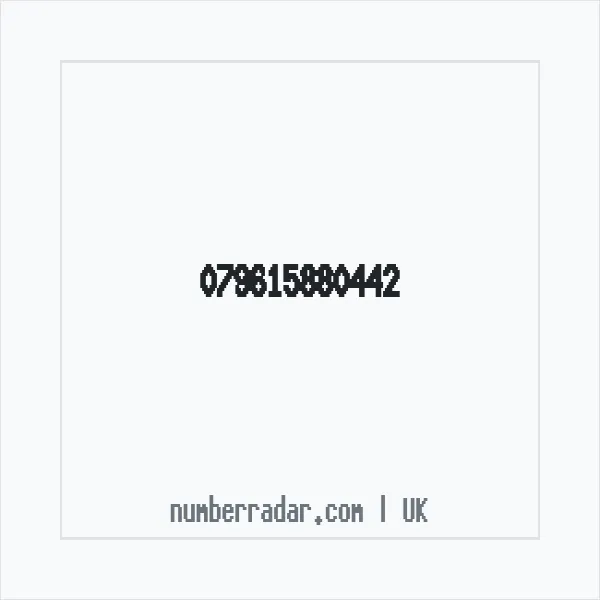 Reverse number check for +44 (7961) 588-044 — who called me?