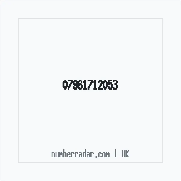 Reverse number check for +44 7961 712053 — who called me?