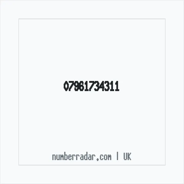 Reverse number check for +44 7961 734311 — who called me?