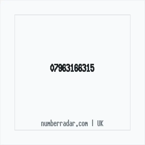 Reverse number check for +44 7963 166315 — who called me?