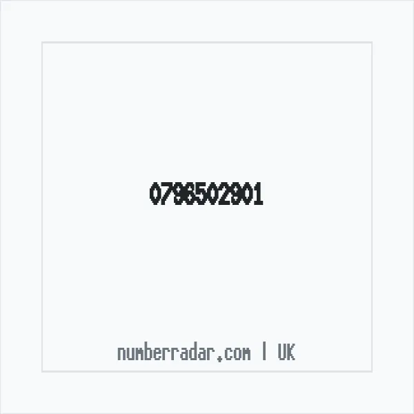 Reverse number check for +44 796502901 — who called me?