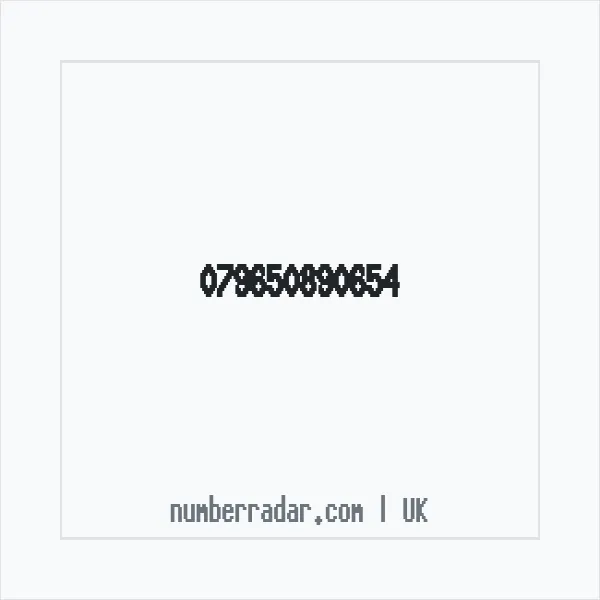 Reverse number check for +44 (7965) 089-065 — who called me?