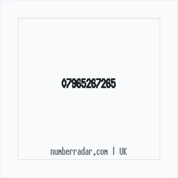 Reverse number check for +44 7965 267265 — who called me?