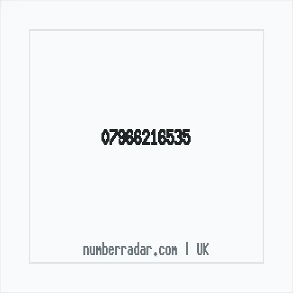 Reverse number check for +44 7966 216535 — who called me?