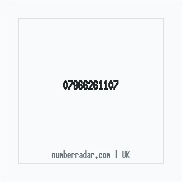 Reverse number check for +44 7966 261107 — who called me?