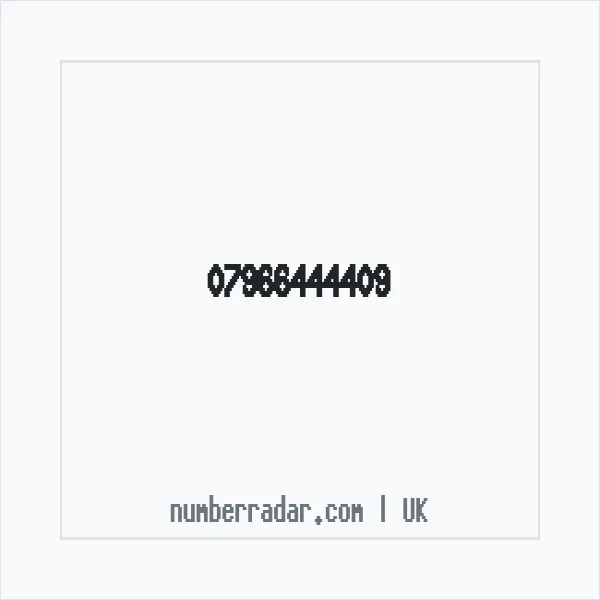 Reverse number check for +44 7966 444409 — who called me?