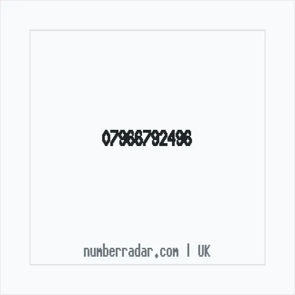 Reverse number check for +44 7966 792496 — who called me?