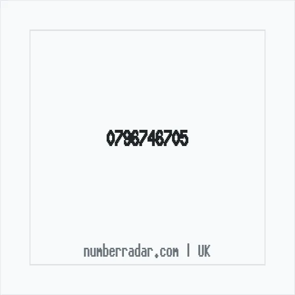Reverse number check for +44 796746705 — who called me?