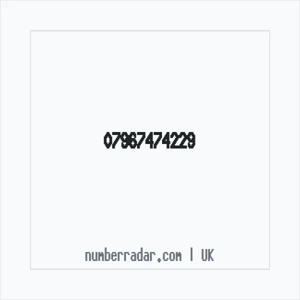 Reverse number check for +44 7967 474229 — who called me?