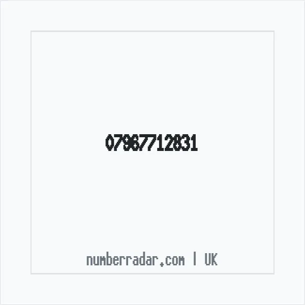 Reverse number check for +44 7967 712831 — who called me?
