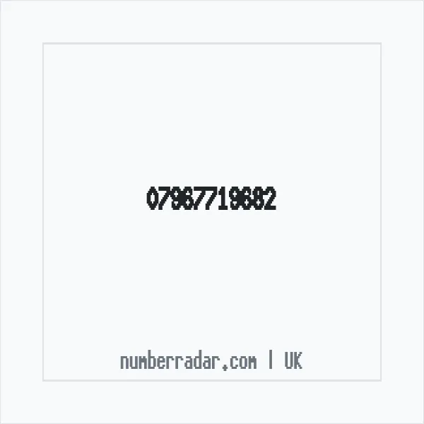 Reverse number check for +44 7967 719682 — who called me?