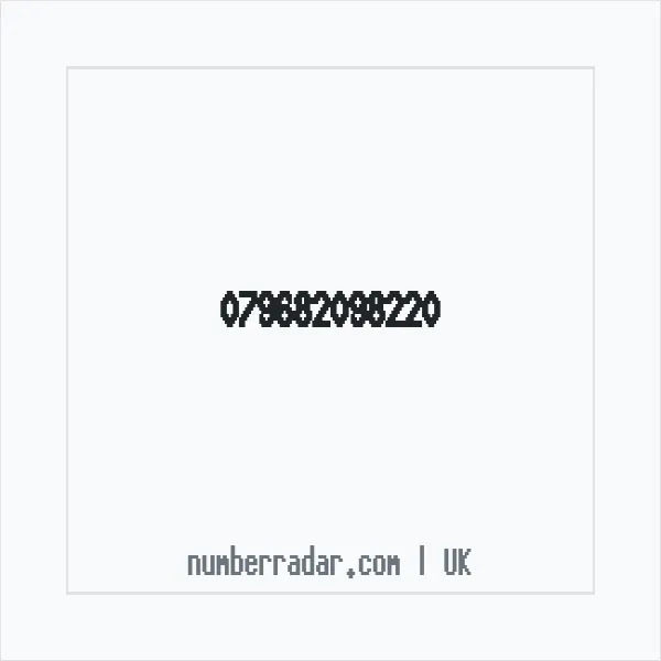 Reverse number check for +44 (7968) 209-822 — who called me?