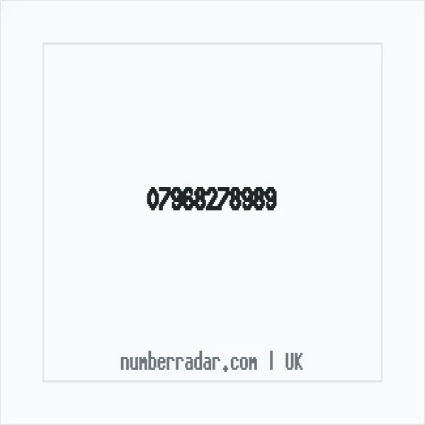 Reverse number check for +44 7968 278989 — who called me?