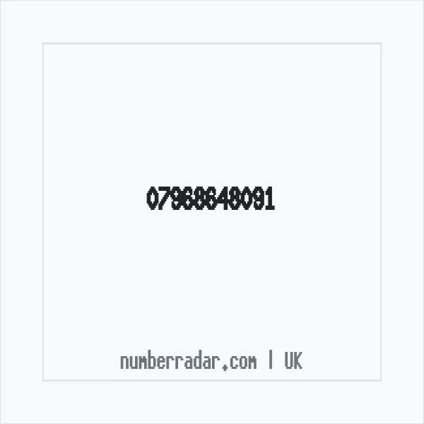 Reverse number check for +44 7968 648091 — who called me?