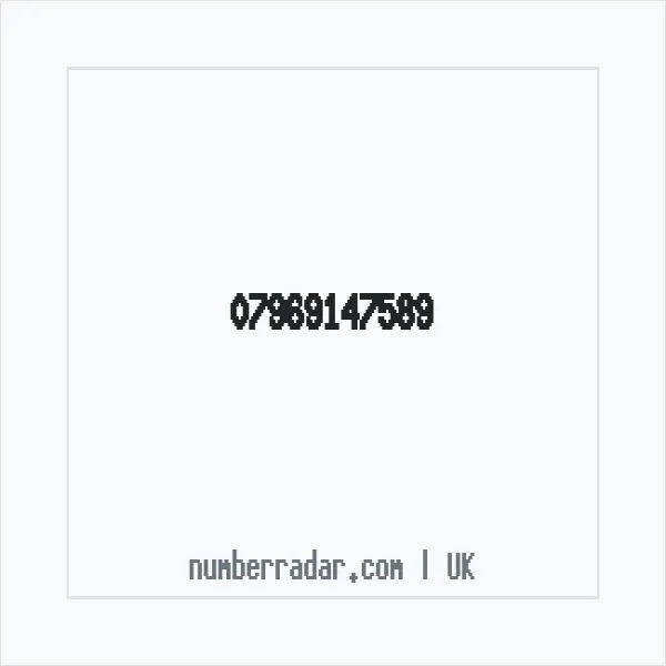 Reverse number check for +44 7969 147589 — who called me?