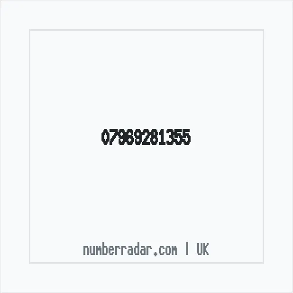 Reverse number check for +44 7969 281355 — who called me?