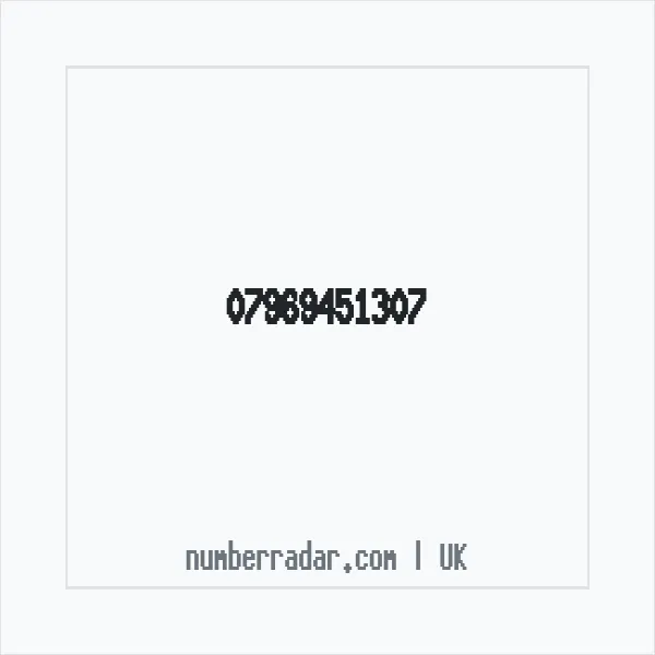 Reverse number check for +44 7969 451307 — who called me?