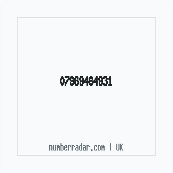 Reverse number check for +44 7969 464931 — who called me?