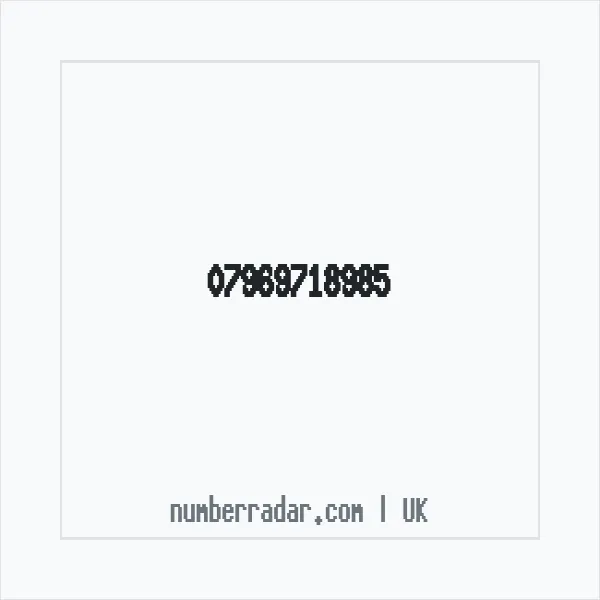 Reverse number check for +44 7969 718985 — who called me?