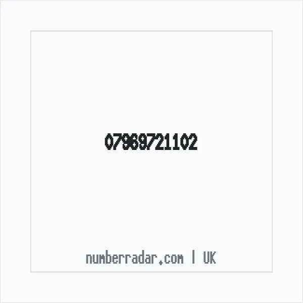 Reverse number check for +44 7969 721102 — who called me?