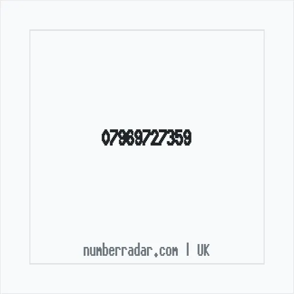 Reverse number check for +44 7969 727359 — who called me?