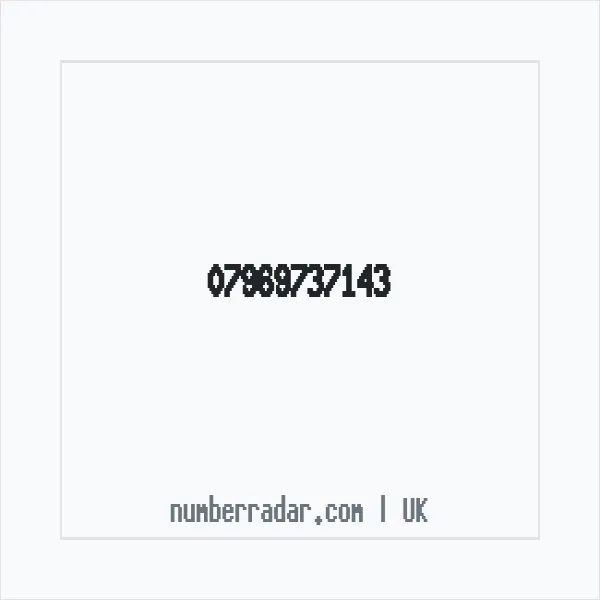 Reverse number check for +44 7969 737143 — who called me?