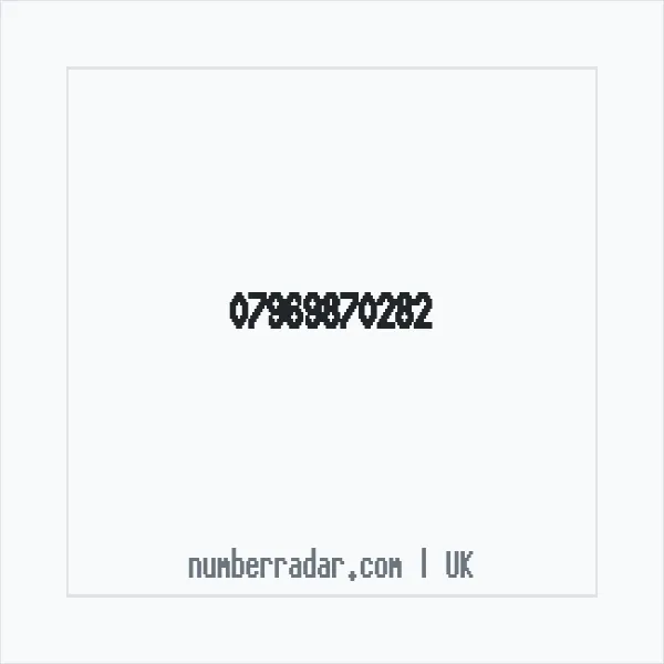 Reverse number check for +44 7969 870282 — who called me?