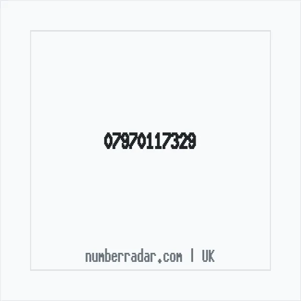 Reverse number check for +44 7970 117329 — who called me?