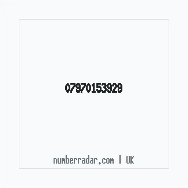 Reverse number check for +44 7970 153929 — who called me?