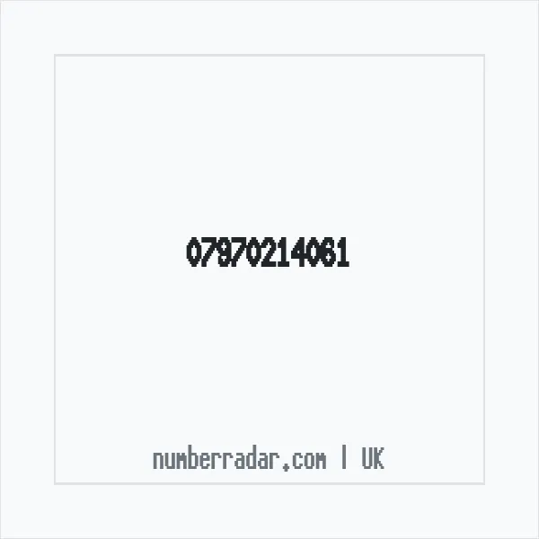 Reverse number check for +44 7970 214061 — who called me?