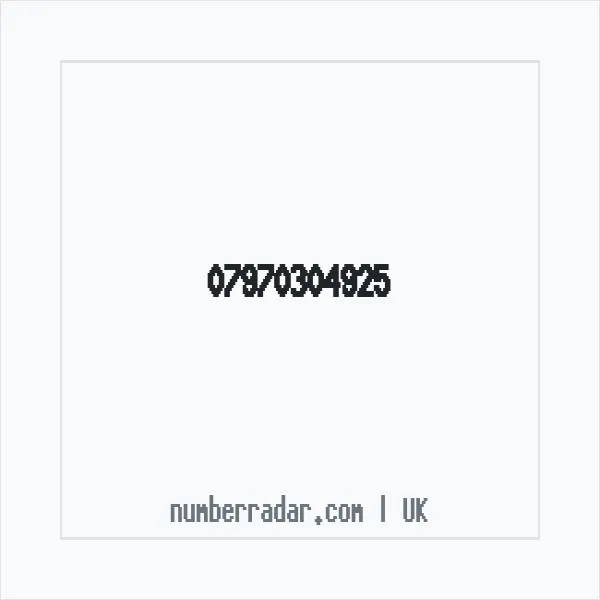 Reverse number check for +44 7970 304925 — who called me?
