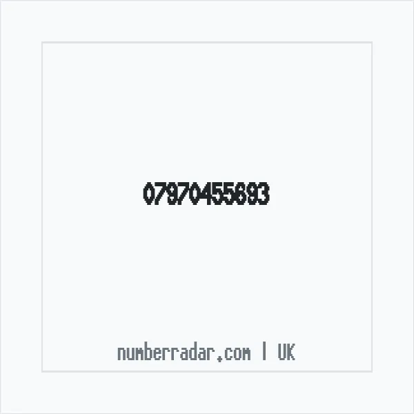 Reverse number check for +44 7970 455693 — who called me?