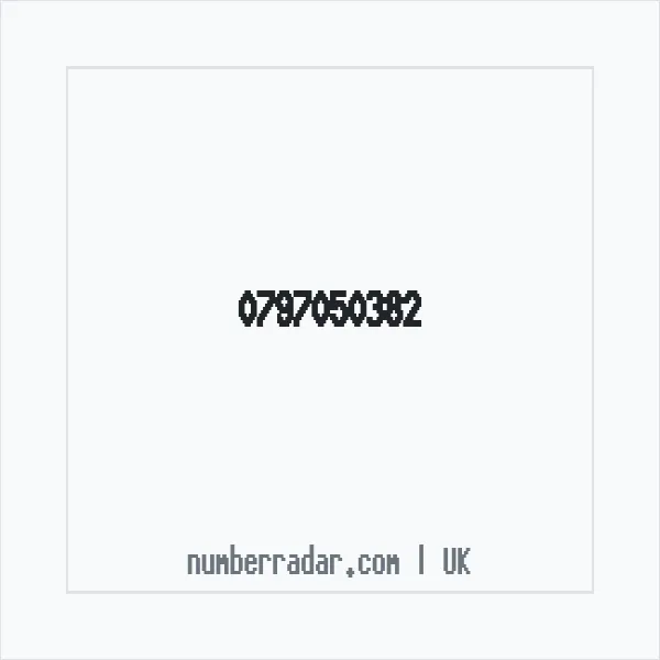 Reverse number check for +44 797050382 — who called me?