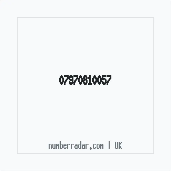 Reverse number check for +44 7970 810057 — who called me?